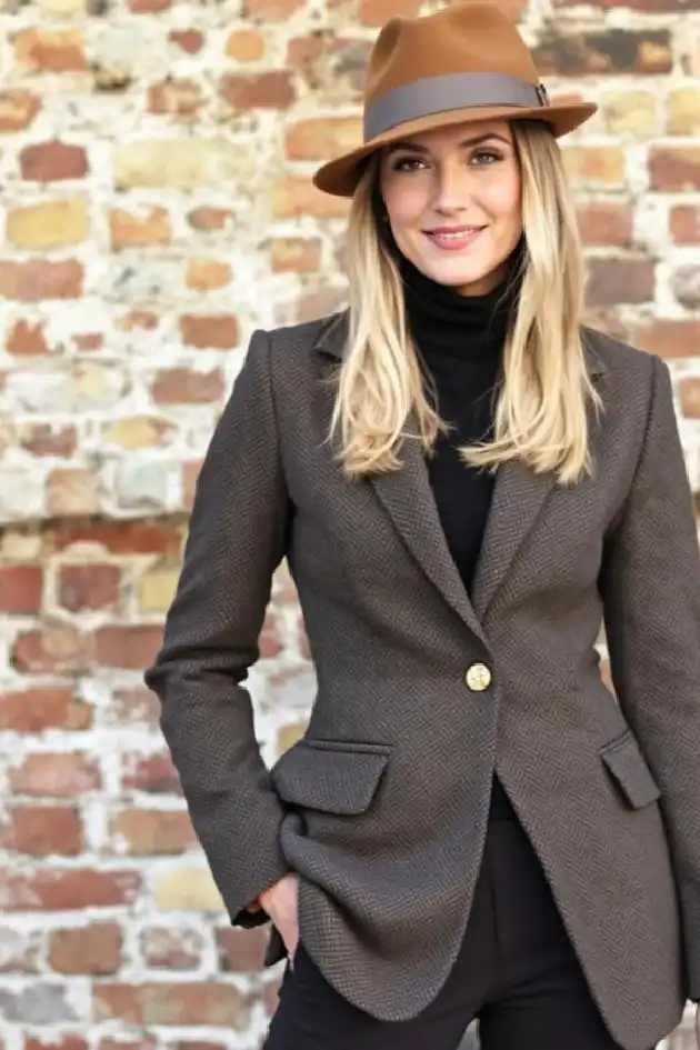 Wool fedora outfit ideas for women@1.4x Wool fedora outfit ideas for women@1.4x
